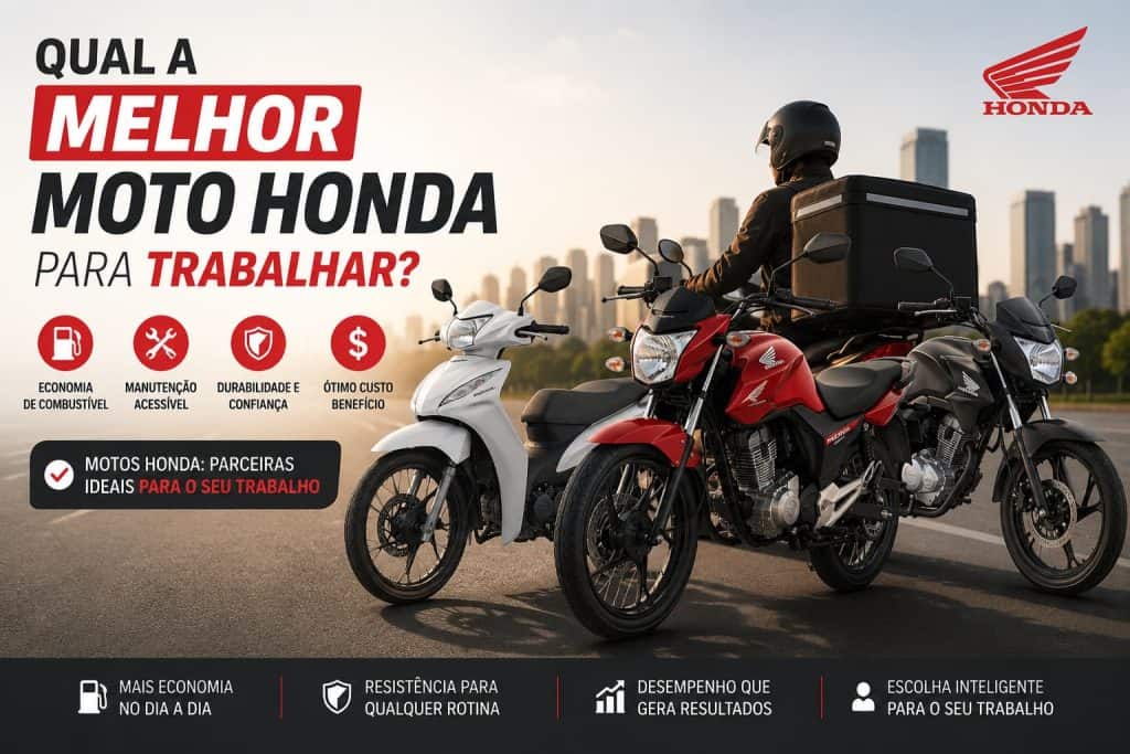 Qual e melhor moto honda para Trabalhar?